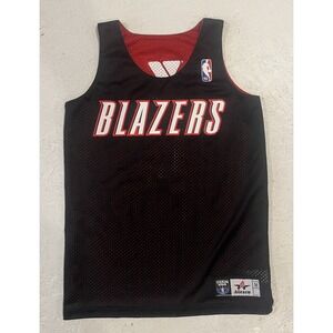 Alleson Athletic Portland Blazers Basketball Reversible Jersey Size Youth Medium